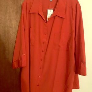 New with tags Orange blouse
